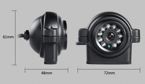 Видеокамера автомобильная TS-CAV08(2.8) (1.3mp AHD GC1064 1/4" 1280x960) фото 3