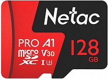 Карта памяти 128 Гб microSDXC UHS-I U3 Netac P500 Extreme Pro NT02P500PRO-128G-S