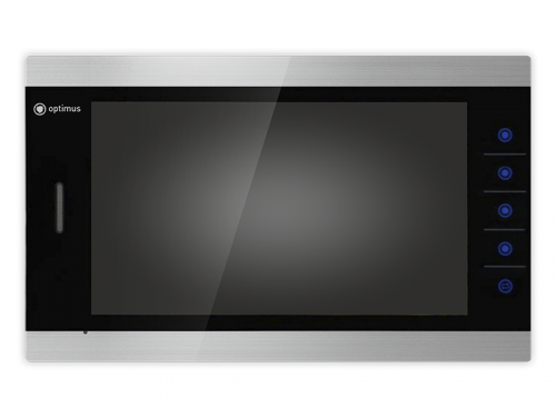 Монитор видеодомофона Optimus VMH-10.1 (sb) (10" SD128Gb 2в/п 2в/к 6мон 1024х600)